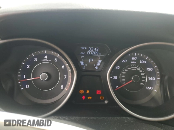 2013 Hyundai Elantra GLS z VIN 5NPDH4AE5DH272290, wystawiony jako Copart lot #53835355 z przebiegiem 137 289 mil mil oraz Szkoda całkowita • Salvage title. Historia ofert i sprzedaży dostępna na DreamBid. Obrazek 9.