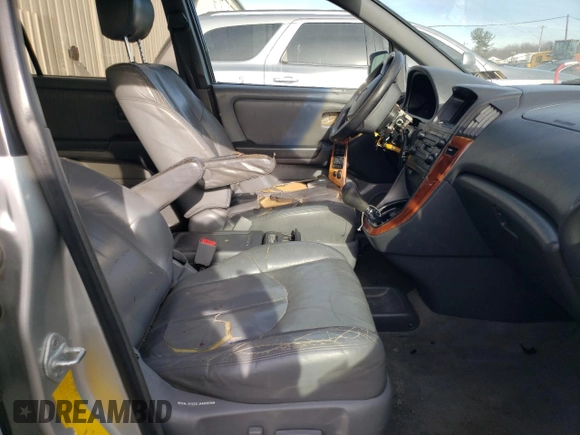 1999 Lexus RX 300 Luxury SUV with VIN JT6HF10U3X0025289, listed as a Copart auction lot 44175635 with 0 mi miles and Salvage Title. Bid and sale history available at carsss.com. Image 7.