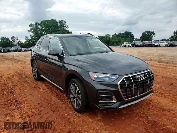 2021 Audi Q5 Premium Plus with VIN WA1BAAFY6M2083415, listed as a Copart auction lot 58831785 with 21,055 mi miles and Salvage title. Bid and sale history available at DreamBid. Image 14.
