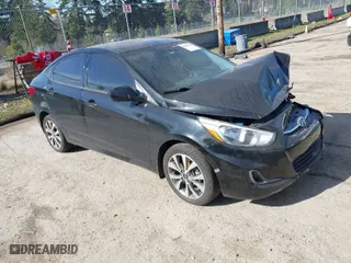2017 Hyundai Accent SE with VIN KMHCT4AE9HU358106, listed as a IAAI auction lot 41693466 with 97,879 mi miles. Bid and sale history available at carsss.com. Image 1.