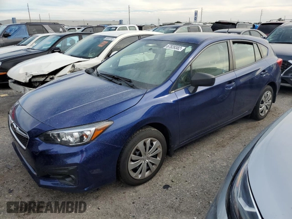2018 Subaru Impreza with VIN 4S3GTAA64J1747224, listed as a Copart auction lot 67839382 with 43,759 mi miles. Bid and sale history available at carsss.com. Image 1.