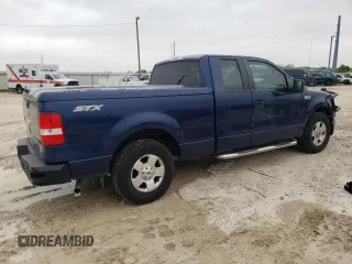 2007 Ford F-150 STX with VIN 1FTRX12W37FB89812, listed as a Copart auction lot 51438255 with 242,607 mi miles and Salvage title. Bid and sale history available at DreamBid. Image 3.