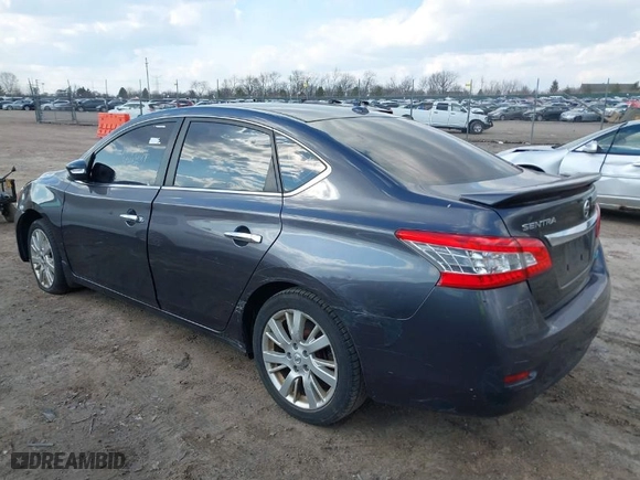 2014 Nissan Sentra SV with VIN 3N1AB7APXEY322020, listed as a IAAI auction lot 41898496 with 122,371 mi miles. Bid and sale history available at carsss.com. Image 3.