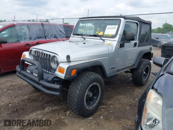 2004 Jeep Wrangler Sport with VIN 1J4FA49S44P772575, listed as a IAAI auction lot 42512876 with 226,387 mi miles and . Bid and sale history available at DreamBid. Image 18.