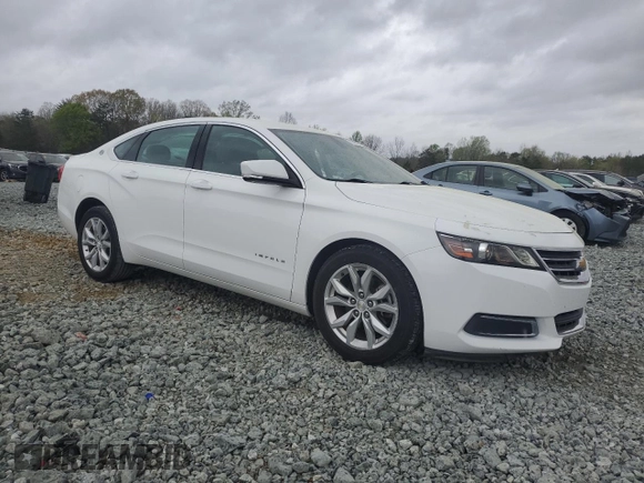 2016 Chevrolet Impala LT with VIN 2G1115S36G9125714, listed as a Copart auction lot 51483395 with 64,662 mi miles and Salvage Title. Bid and sale history available at DreamBid. Image 4.