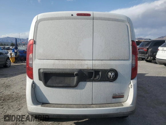 2022 Ram ProMaster City Cargo Tradesman with VIN ZFBHRFAB6N6W62992, listed as a Copart auction lot 51525895 with 111,144 mi miles and Salvage title. Bid and sale history available at DreamBid. Image 6.