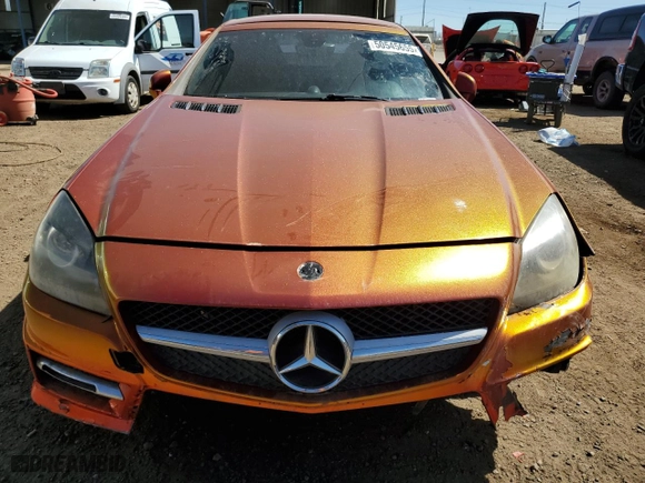 2012 Mercedes-Benz SLK-Class SLK 350 with VIN WDDPK5HA9CF038739, listed as a Copart auction lot 50545655 with 81,428 mi miles and Clean Title. Bid and sale history available at carsss.com. Image 5.
