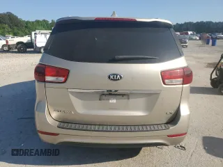 2015 Kia Sedona LX with VIN KNDMB5C15F6044126, listed as a Copart auction lot 53624465 with 0 mi miles and Clean Title. Bid and sale history available at carsss.com. Image 6.