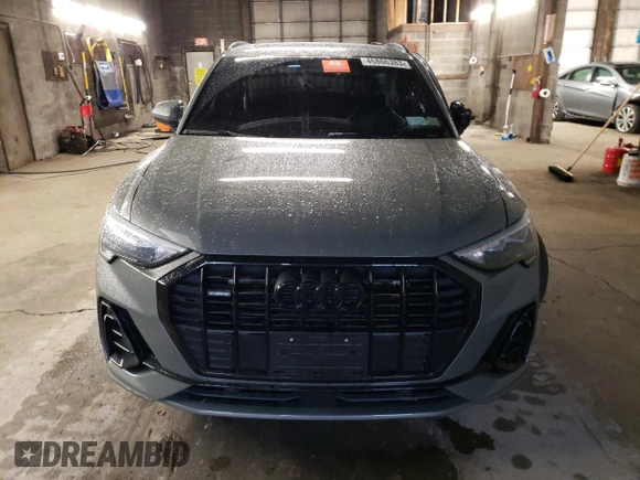 2022 Audi Q3 S line Premium with VIN WA1DECF32N1096988, listed as a Copart auction lot 46866383 with 0 mi miles. Bid and sale history available at carsss.com. Image 5.