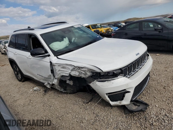 2022 Jeep Grand Cherokee with VIN 1C4RJYB60N8757624, listed as a Copart auction lot 57303485 with 54,930 mi miles and Salvage title. Bid and sale history available at DreamBid. Image 4.
