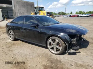 2019 Audi S4 Premium Plus with VIN WAUB4AF47KA002139, listed as a Copart auction lot 52466254 with 49,182 mi miles. Bid and sale history available at carsss.com. Image 4.