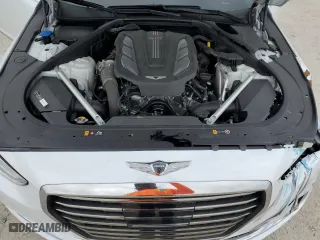 2017 Genesis G90 3.3T Premium with VIN KMHG34JA0HU034816, listed as a Copart auction lot 79538684 with 28,647 mi miles and Non Repairable. Bid and sale history available at carsss.com. Image 11.
