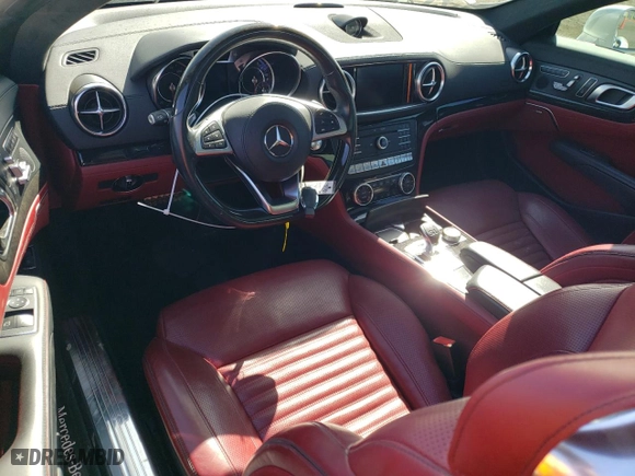 2019 Mercedes-Benz SL-Class SL 550 with VIN WDDJK7DAXKF057158, listed as a Copart auction lot 46676994 with 42,526 mi miles. Bid and sale history available at carsss.com. Image 8.