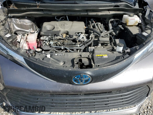 2021 Toyota Sienna XLE with VIN 5TDYRKEC1MS072223, listed as a Copart auction lot 45282985 with 81,311 mi miles and Salvage Title. Bid and sale history available at DreamBid. Image 13.