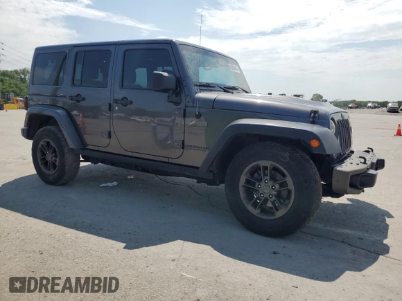 2016 Jeep Wrangler Unlimited Sahara with VIN 1C4BJWEG6GL212733, listed as a Copart auction lot 62664445 with 114,004 mi miles and Salvage title. Bid and sale history available at DreamBid. Image 4.