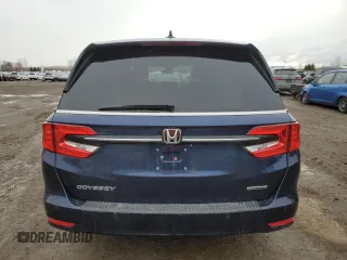 2022 Honda Odyssey Touring with VIN 5FNRL6H82NB502819, listed as a Copart auction lot 50326855 with 75,742 mi miles and Salvage title. Bid and sale history available at DreamBid. Image 6.