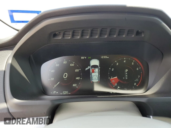 2018 Volvo XC90 Momentum with VIN YV4102CK3J1347182, listed as a Copart auction lot 52767454 with 87,862 mi miles and Salvage Title. Bid and sale history available at carsss.com. Image 9.
