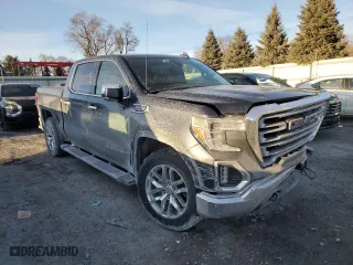 2022 GMC Sierra 1500 SLT with VIN 1GTU9DED5NZ175017, listed as a Copart auction lot 42647105 with 41,068 mi miles and Salvage Title. Bid and sale history available at carsss.com. Image 4.