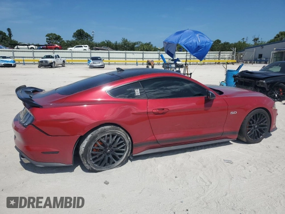 2020 Ford Mustang GT z VIN 1FA6P8CF6L5175127, wystawiony jako Copart lot #57690115 z przebiegiem 53 379 mil mil oraz Szkoda całkowita • Salvage title. Historia ofert i sprzedaży dostępna na DreamBid. Obrazek 3.