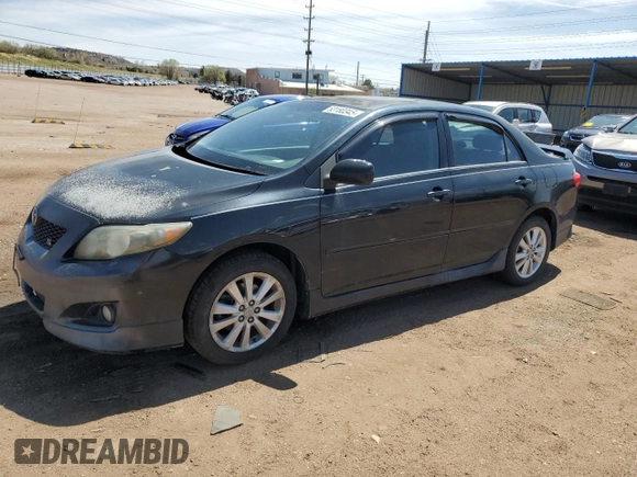 2009 Toyota Corolla with VIN 1NXBU40E99Z049005, listed as a Copart auction lot 53180345 with 175,772 mi miles and Clean Title. Bid and sale history available at carsss.com. Image 1.