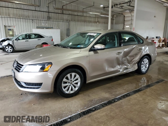 2015 Volkswagen Passat Wolfsburg Edition with VIN 1VWAT7A31FC012918, listed as a Copart auction lot 60961105 with 120,803 mi miles and Salvage title. Bid and sale history available at DreamBid. Image 1.