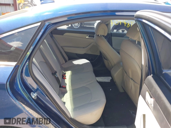 2015 Hyundai Sonata 2.4L SE with VIN 5NPE24AF0FH124081, listed as a IAAI auction lot 42187407 with 166,910 mi miles. Bid and sale history available at carsss.com. Image 8.