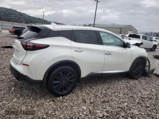 2024 Nissan Murano SL with VIN 5N1AZ2CJXRC108272, listed as a Copart auction lot 84890004 with 13,876 mi miles and Salvage Title. Bid and sale history available at carsss.com. Image 3.