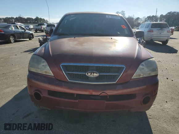 2006 Kia Sorento LX z VIN KNDJD733565554332, wystawiony jako Copart lot #87100544 z przebiegiem 212 084 mil mil oraz Nie do naprawy • Non repairable. Historia ofert i sprzedaży dostępna na DreamBid. Obrazek 5.