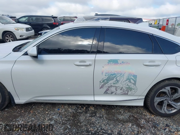 2018 Honda Accord EX with VIN 1HGCV1F40JA048593, listed as a IAAI auction lot 42572510 with 144,604 mi miles and . Bid and sale history available at DreamBid. Image 14.