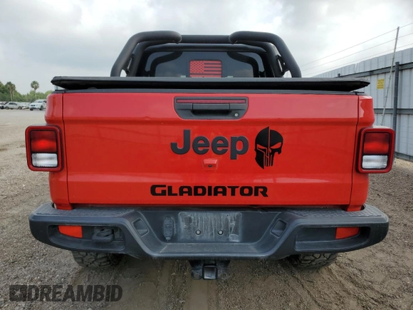 2021 Jeep Gladiator Sport S z VIN 1C6JJTAG3ML550206, wystawiony jako Copart lot #45973855 z przebiegiem 60 867 mil mil oraz Szkoda całkowita • Salvage title. Historia ofert i sprzedaży dostępna na DreamBid. Obrazek 6.