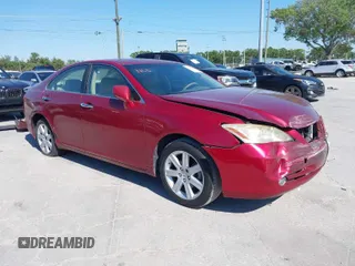 2009 Lexus ES 350 with VIN JTHBJ46G892319955, listed as a IAAI auction lot 41884434 with 137,105 mi miles. Bid and sale history available at carsss.com. Image 1.