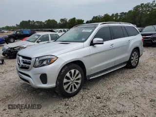 2018 Mercedes-Benz GLS 450 with VIN 4JGDF6EE3JB122053, listed as a Copart auction lot 62661644 with 57,757 mi miles and Salvage Title. Bid and sale history available at DreamBid. Image 1.