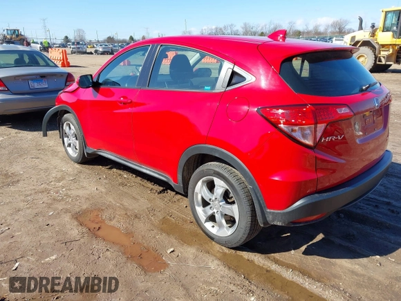 2017 Honda HR-V LX with VIN 3CZRU6H32HM700330, listed as a IAAI auction lot 41879136 with 90,629 mi miles. Bid and sale history available at carsss.com. Image 3.