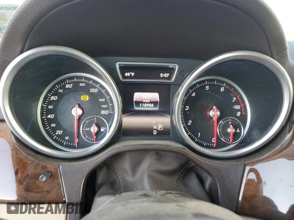 2018 Mercedes-Benz GLS 450 z VIN 4JGDF6EE5JB015831, wystawiony jako Copart lot #42233045 z przebiegiem 118 906 mil mil oraz Szkoda całkowita • Salvage title. Historia ofert i sprzedaży dostępna na DreamBid. Obrazek 9.