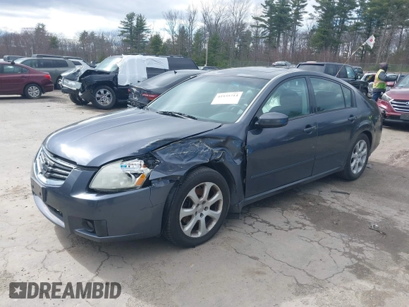 2007 Nissan Maxima SL with VIN 1N4BA41E17C826362, listed as a IAAI auction lot 41935714 with 145,756 mi miles and . Bid and sale history available at DreamBid. Image 2.