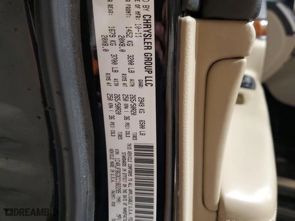 2012 Jeep Grand Cherokee Limited with VIN 1C4RJFBG3CC182295, listed as a Copart auction lot 87703345 with 142,773 mi miles and Salvage Title. Bid and sale history available at carsss.com. Image 12.