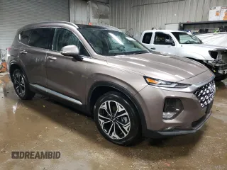 2020 Hyundai Santa Fe SEL with VIN 5NMS3CAA3LH218947, listed as a Copart auction lot 36693673 with 44,914 mi miles. Bid and sale history available at carsss.com. Image 4.