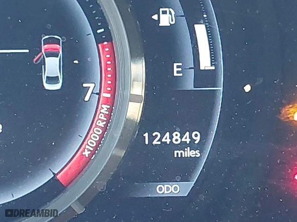 2015 Lexus IS 350 with VIN JTHBE1D25F5020217, listed as a IAAI auction lot 41337511 with 124,849 mi miles. Bid and sale history available at carsss.com. Image 16.