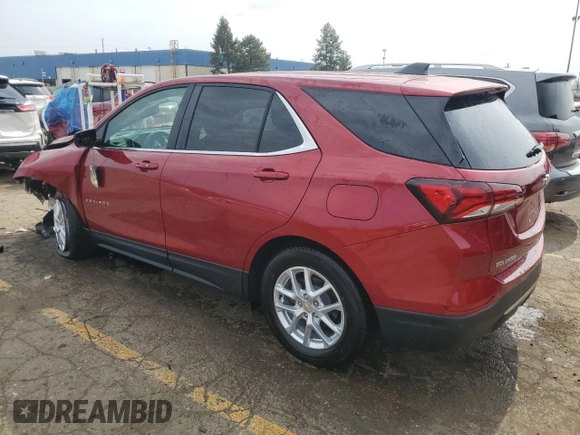 2024 Chevrolet Equinox LT with VIN 3GNAXKEG8RL309787, listed as a Copart auction lot 53551435 with 2,125 mi miles and Salvage title. Bid and sale history available at DreamBid. Image 2.