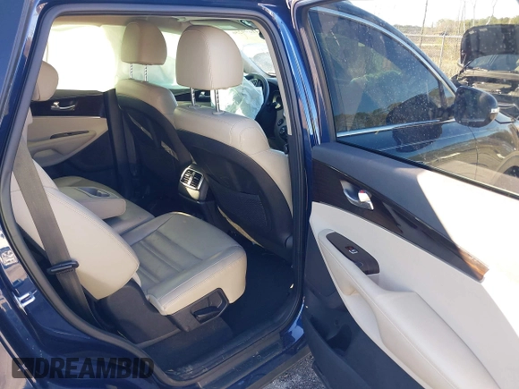 2019 Kia Sorento EX Sport V6 with VIN 5XYPH4A53KG550363, listed as a IAAI auction lot 41699256 with 75,681 mi miles. Bid and sale history available at carsss.com. Image 8.