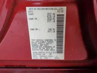 2018 Nissan Altima 2.5 S with VIN 1N4AL3AP2JC223235, listed as a Copart auction lot 51663755 with 82,805 mi miles and Salvage Title. Bid and sale history available at carsss.com. Image 12.