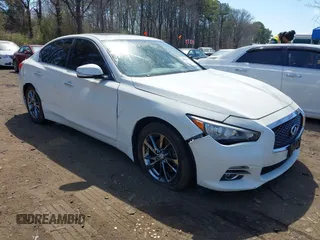 2017 Infiniti Q50 Premium z VIN JN1EV7AR5HM839081, wystawiony jako IAAI lot #42071724 z przebiegiem 107 030 mil mil oraz . Historia ofert i sprzedaży dostępna na DreamBid. Obrazek 1.