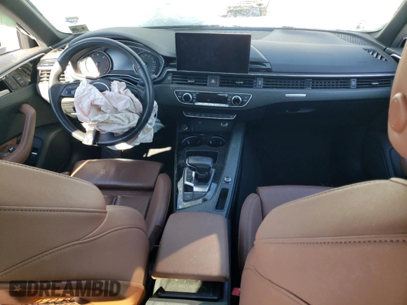 2020 Audi A4 Premium with VIN WAUDNAF45LN014208, listed as a Copart auction lot 89218695 with Not provided miles and Salvage title. Bid and sale history available at DreamBid. Image 8.