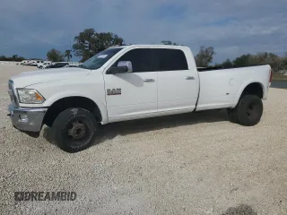 2018 Ram 3500 Laramie z VIN 3C63RRJL8JG423042, wystawiony jako Copart lot #89012815 z przebiegiem Nie podano mil oraz Nie do naprawy • Non repairable. Historia ofert i sprzedaży dostępna na DreamBid. Obrazek 1.