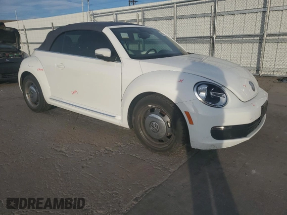 2016 Volkswagen Beetle S with VIN 3VW517AT2GM823862, listed as a Copart auction lot 48981785 with 47,114 mi miles and Salvage Title. Bid and sale history available at DreamBid. Image 4.