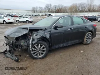2019 Kia Optima LX with VIN 5XXGT4L32KG377272, listed as a Copart auction lot 46409945 with 112,437 mi miles and Clean title. Bid and sale history available at DreamBid. Image 1.