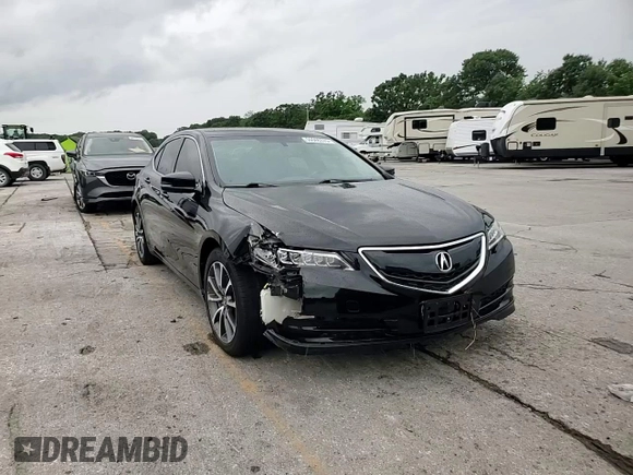 2016 Acura TLX V6 with VIN 19UUB2F33GA008415, listed as a Copart auction lot 59565375 with 111,329 mi miles and Salvage title. Bid and sale history available at DreamBid. Image 14.