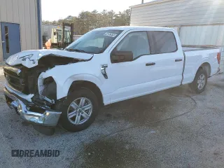 2023 Ford F-150 XL with VIN 1FTEW1CP3PKE38948, listed as a Copart auction lot 48052975 with 44,793 mi miles and Salvage Title. Bid and sale history available at carsss.com. Image 1.