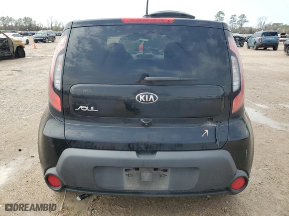 2016 Kia Soul with VIN KNDJN2A21G7334251, listed as a Copart auction lot 46625095 with 129,541 mi miles and Salvage Title. Bid and sale history available at carsss.com. Image 6.