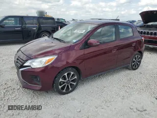 2023 Mitsubishi Mirage Black Edition with VIN ML32AWHJ7PH007192, listed as a Copart auction lot 54978395 with 25,065 mi miles and Clean title. Bid and sale history available at DreamBid. Image 1.